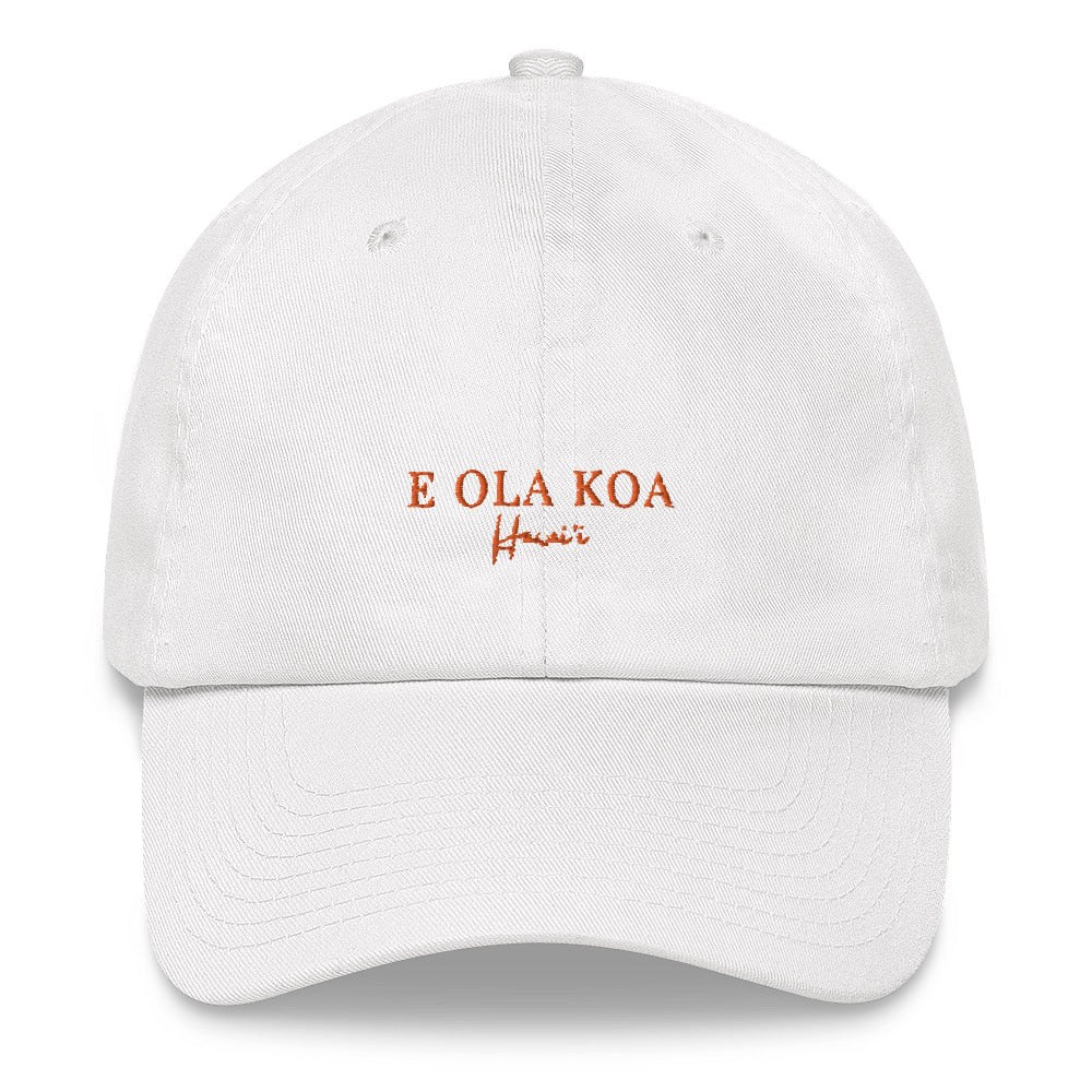 【E ola koa 】オリジナルキャップ【送料無料・税込価格】