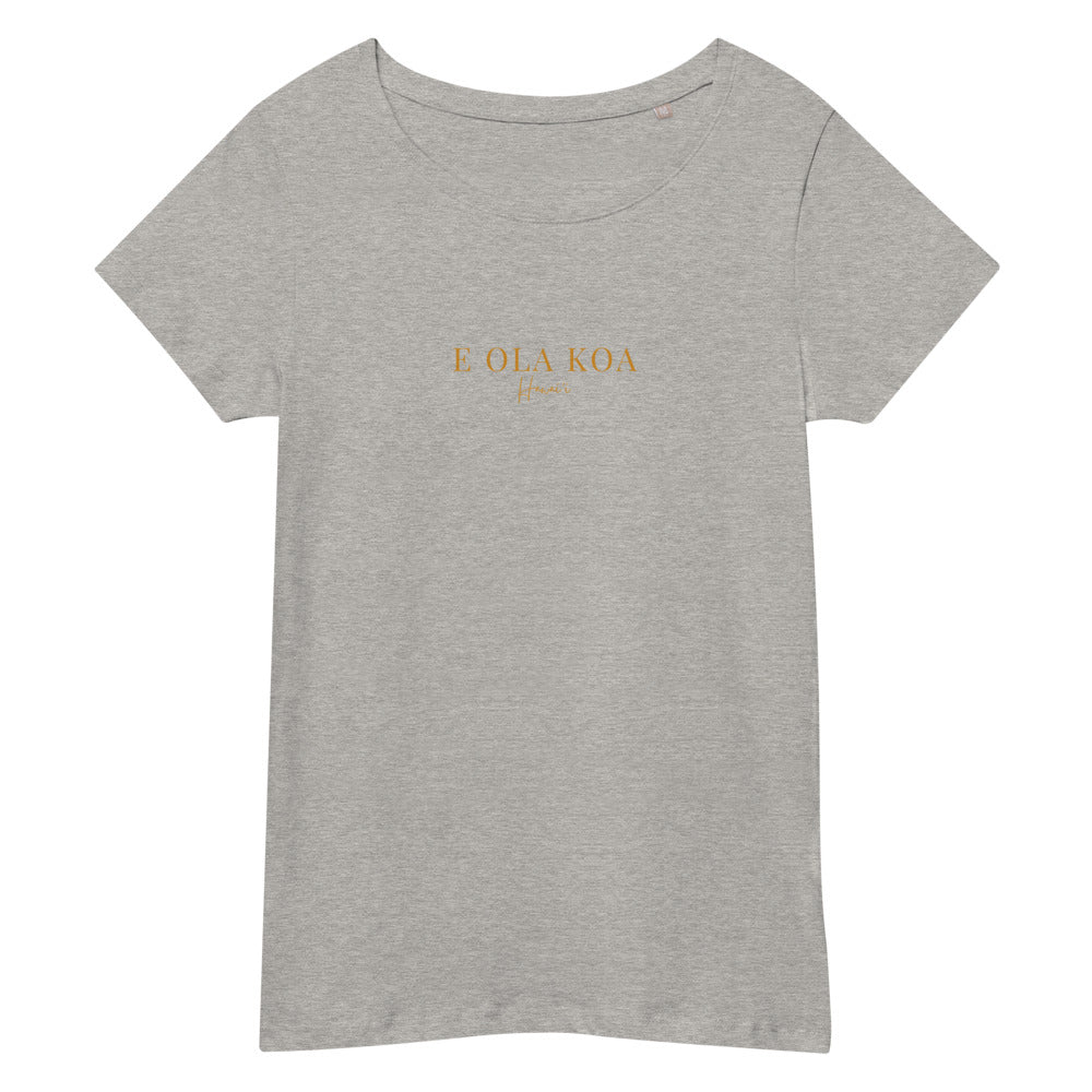 【E ola koa】リラックスオーガニックTシャツ(半袖)【送料無料・税込価格】