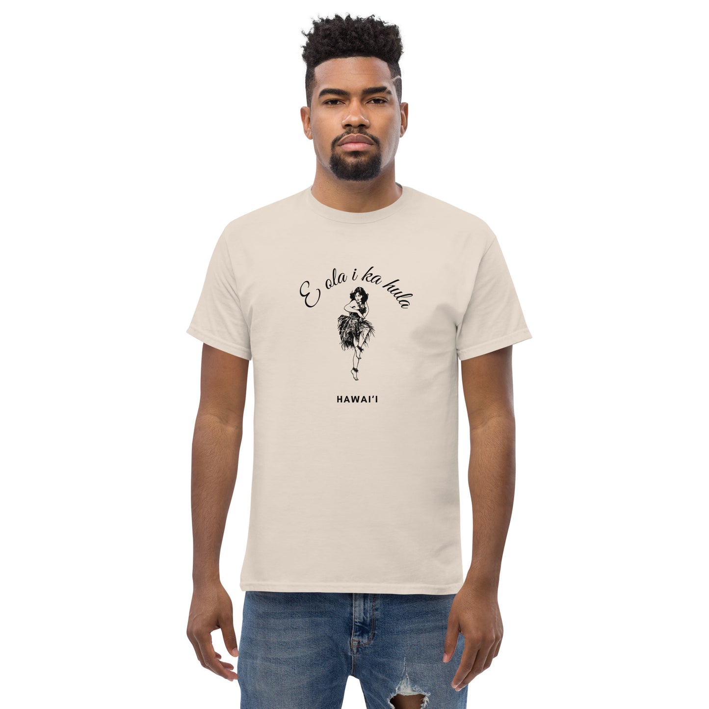 【E ola i ka hula】メンズTシャツ（半袖）【送料無料・税込価格】